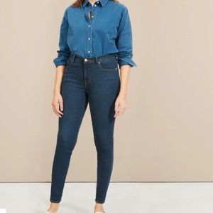 NWT Everlane Mid-Rise Ankle Skinny Jeans 28